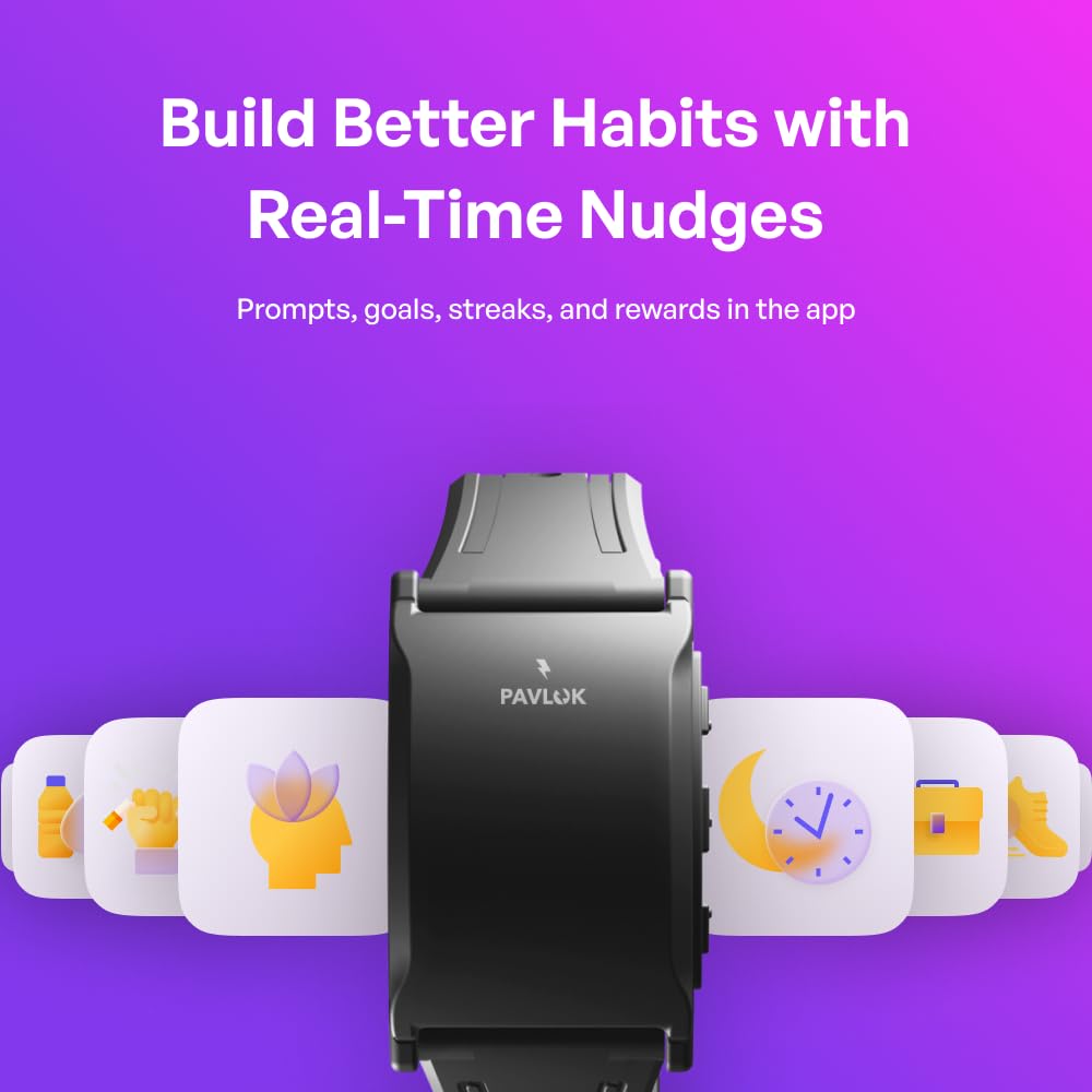 Amazon.co.jp: Pavlok Pro 3 Shock Clock 電気ショック 振動 歩数計